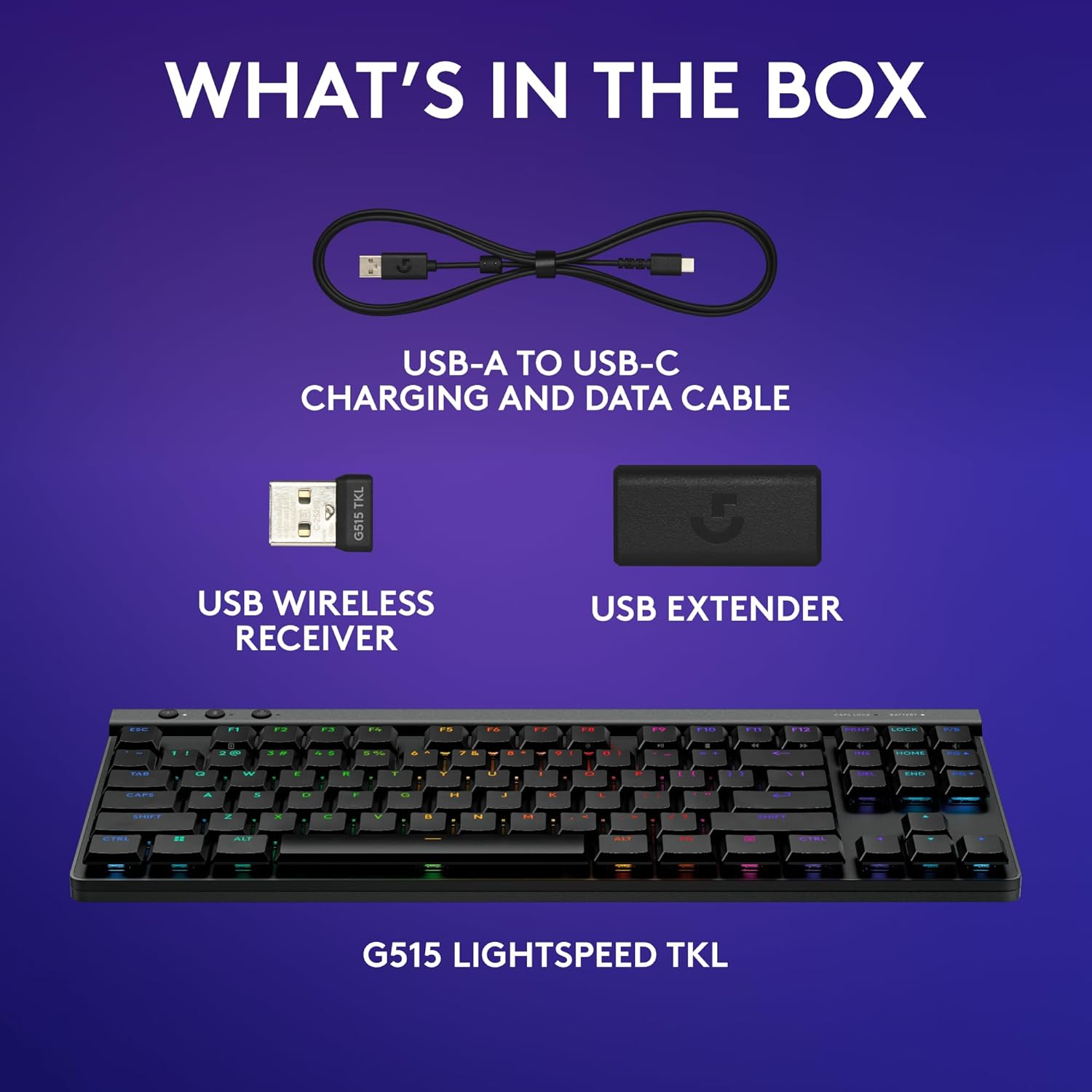 Logitech G515 LIGHTSPEED TKL Wireless Gaming Keyboard Logitech G515 LIGHTSPEED TKL Wireless Gaming Keyboard